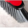 Vileda 143783 broom Indoor Soft / Hard bristle Polyethylene terephthalate (PET) Black, Grey, Red