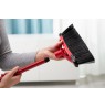 Vileda 143783 broom Indoor Soft / Hard bristle Polyethylene terephthalate (PET) Black, Grey, Red