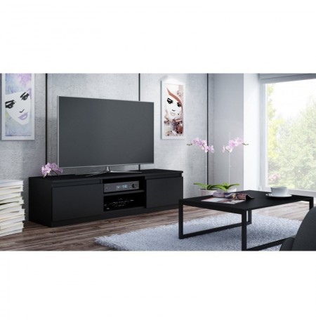 TV STAND 120 BLACK MAT
