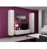 TV stand VIGO 140 30/140/40 white/white gloss
