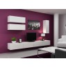 TV stand VIGO 140 30/140/40 white/white gloss