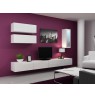 TV stand VIGO 140 30/140/40 white/white gloss