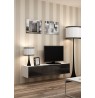 TV stand VIGO 140 30/140/40 white/black gloss