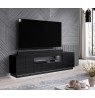 TV Stand REJA black gloss/ black gloss
