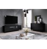 TV Stand REJA black gloss/ black gloss