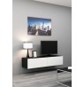 TV stand VIGO 140 30/140/40 black/white gloss