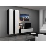TV stand VIGO 140 30/140/40 black/white gloss