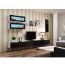 TV stand VIGO 140 30/140/40 white/black gloss