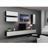 TV stand VIGO 140 30/140/40 black/white gloss