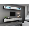 TV stand VIGO 140 30/140/40 black/white gloss