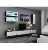 TV stand VIGO 140 30/140/40 black/white gloss