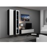 TV stand VIGO 140 30/140/40 black/white gloss