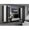TV stand VIGO 140 30/140/40 black/white gloss