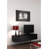 TV stand VIGO 140 30/140/40 black/black gloss