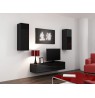 TV stand VIGO 140 30/140/40 black/black gloss