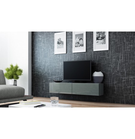 TV stand VIGO 140 30/140/40 grey/grey gloss