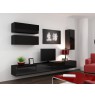 TV stand VIGO 140 30/140/40 black/black gloss