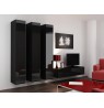 TV stand VIGO 140 30/140/40 black/black gloss