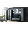 TV stand VIGO 140 30/140/40 grey/grey gloss