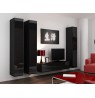 TV stand VIGO 140 30/140/40 black/black gloss