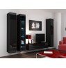 TV stand VIGO 140 30/140/40 black/black gloss