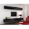 TV stand VIGO 140 30/140/40 black/black gloss