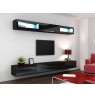 TV stand VIGO 140 30/140/40 black/black gloss