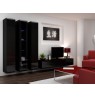 TV Stand VIGO '180' 30/180/40 black/black gloss