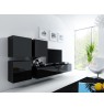 TV Stand VIGO '180' 30/180/40 black/black gloss