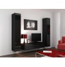 TV stand VIGO 140 30/140/40 black/black gloss