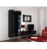 TV stand VIGO 140 30/140/40 black/black gloss