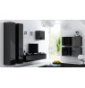 TV Stand VIGO '180' 30/180/40 black/black gloss