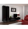 TV Stand VIGO '180' 30/180/40 black/black gloss