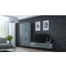 TV stand VIGO 140 30/140/40 white/grey gloss