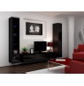 TV Stand VIGO '180' 30/180/40 black/black gloss
