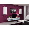 TV stand  VIGO NEW 30/180/40 white/white gloss