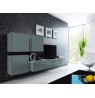 TV Stand VIGO '180' 30/180/40 white/grey gloss