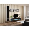 TV stand  VIGO NEW 30/180/40 white/black gloss