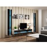 TV stand  VIGO NEW 30/180/40 white/black gloss