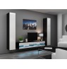 TV stand  VIGO NEW 30/180/40 black/white gloss