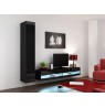 TV stand  VIGO NEW 30/180/40 black/black gloss