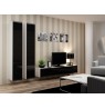TV Stand VIGO '180' 30/180/40 white/black gloss