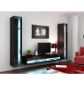 TV stand  VIGO NEW 30/180/40 black/black gloss
