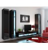 TV stand  VIGO NEW 30/180/40 black/black gloss