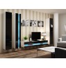 TV stand  VIGO NEW 30/140/40 white/black gloss