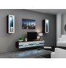 TV stand  VIGO NEW 30/140/40 black/white gloss