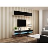 TV stand  VIGO NEW 30/140/40 white/black gloss