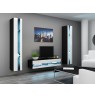 TV stand  VIGO NEW 30/140/40 black/white gloss