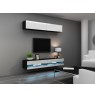 TV stand  VIGO NEW 30/140/40 black/white gloss