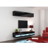 TV stand  VIGO NEW 30/140/40 black/black gloss